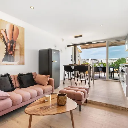 아파트 Catalina - Terrasse Xxl - Garage Prive - Clim - Heliopolis Village Naturiste