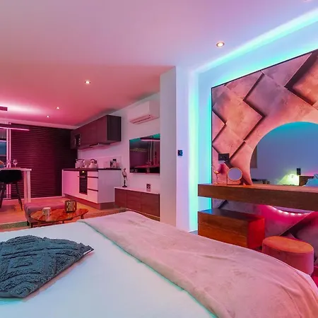 Catalina - Terrasse Xxl - Garage Prive - Clim - Heliopolis Village Naturiste 아그