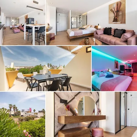 Catalina - Terrasse Xxl - Garage Prive - Clim - Heliopolis Village Naturiste * 아그